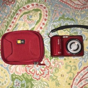 RED Kodak easy-share C1450 Camera plus case